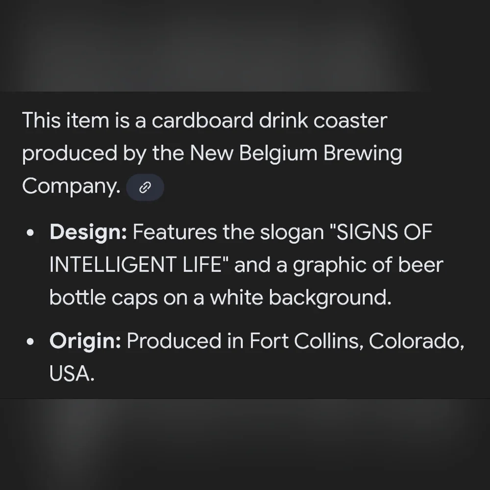 Post Coasters Set of 2 CLEAN LIVIN' & SIGNS OF INTELLIGENT LIFE